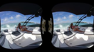 Squirt-Fest Bbg 3some On A Boat