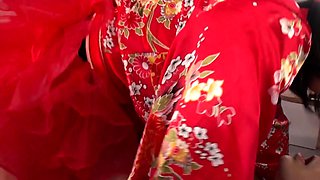 Asian japanese schoolgirl in lingerie mak