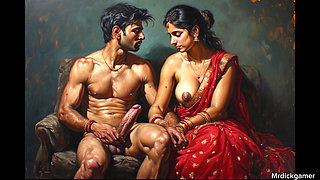 Keerthana Indian girl first time virgin girl banged threesome