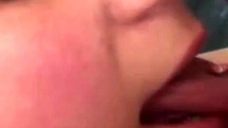 Busty redhead seducing big cock