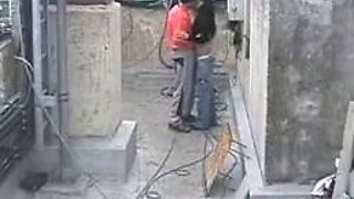 BRUNETTE BONED ON ROOFTOP