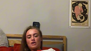 Watch this Scottish goth teen every inch of her fingers teasing moans from deep inside