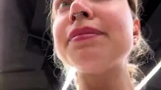 Miss_Elfie cute sexy hot in toilet cabin and in pu