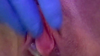 Huge Clitoris Orgasm, Wet and Squirting