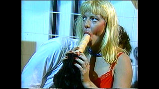 Two Horny Slut Is Satiefied to Have Sex to a Man with Hard Cock