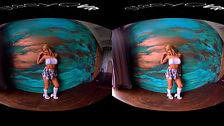 Heels & Ass - Babe Solo Striptease - Stasyqvr - Sexlikereal