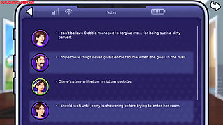 Summertime Saga by Darkcookie - MILF Landlady Caught Him Jerking off to Her Panties, MILF Caught Him Sniffing Her Panties