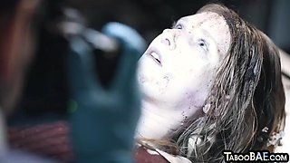 Nasty slut hard pussyfucked by lucky guy
