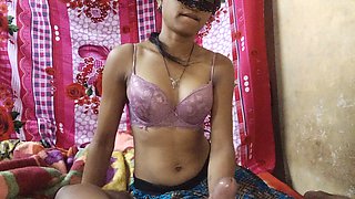 Indian Hot Bhabhi Sucking Cock, Cum in Mouth, Delicious Blowjob