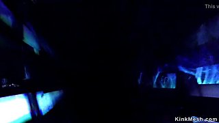 Brunette Babe Gets Wild with Fucking Machine in Halloween House - Hardcore Squirting & Dildo Fun
