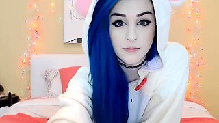 Emo Teen Becka Solo Webcam Masturbation Porn
