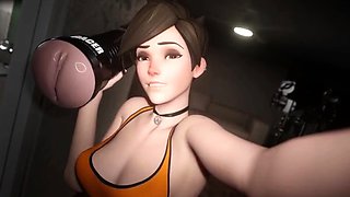 Hentai chick enjoys anal sex at the gym