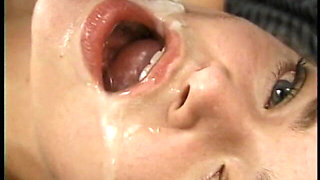 Innocent Looking Girl Will Suck Her Boyfriend's Cock and Get Her Pretty Face Covered with Cum