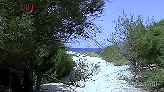 Beach Slut Beata Alone in the Dunes