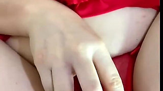 Stepmommy in a Red Dress Gets Her Stepson's Attention and Fucks Him in the Dining Room and Screams Deliciously