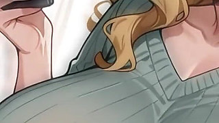 Blonde GILF Hentai Porn