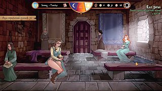 Mommy Loveskysan69 brings the heat in a game of thrones scene with big boobs and some anime flair