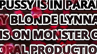 “my Pussy Is in Paradise” Big Booty Blonde Lynna Nilsson Cums on Monster Cock - Immoral Productions 4K
