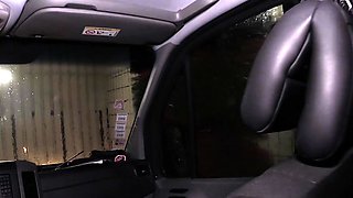 BUMS BUS - Bus fuck at the car wash with German brunette