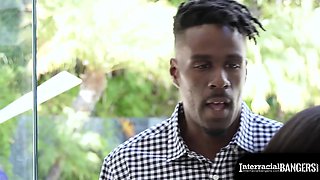 Big Black Cock Pummels Mega Babe Maya Bijou's Pussy In Hot Interracial Porn