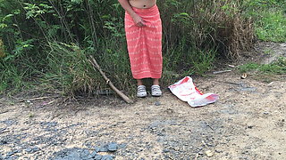 Thailand Orange dress set ladyboy solo