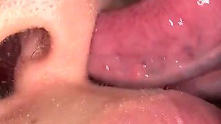 Teacher Yuka Asami Slips Her Tongue Inside Sumire Seto’s Nose in the Classroom. the Saliva Shines...