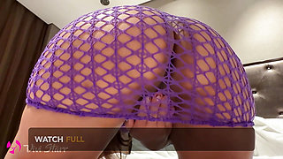 Vivi Starr Sexy Fishnet Lingerie Fit Check