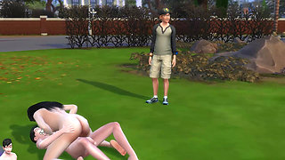 The Sims Sex with Big Boobs Girlfriend