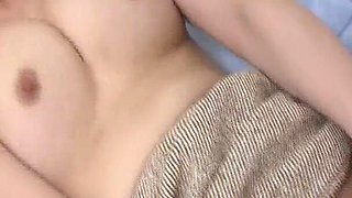 Japanese Girl with Glasses Gets Cunt Pumped and Creampied After Giving a Deep Blowjob