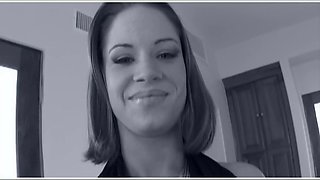 Brunette Beauty Sizzles in Wild Group Passion