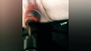Nasty BBW Getting Destroyed by Dildo Machine