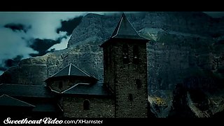 Busty Lesbian Nuns Eat Pussy as Sister Secretly Watches