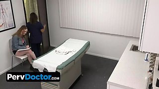 Pervdoctor - curvy teen needs sensational therapy and lets her therapist and nurse to take care of her