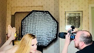 Big Boobed Blonde Masturbates With A Dildo In The Bathroom