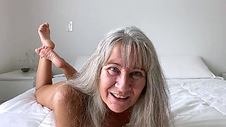 Maitresse Madelines solo foot fetish POV
