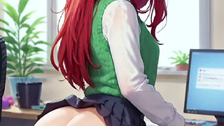 Hentai anime - My friend's girlfriend really knows how to move her ass