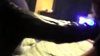 White Girl Drools On Huge Black Cock