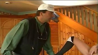 Hot British Housewife Gets Vintage Anal