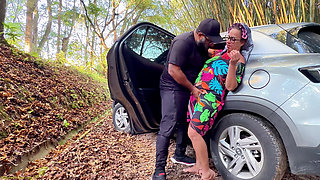 Mature Gets All Holes Extreme Fist Fucked on the Road Side