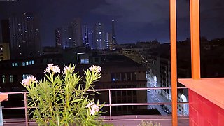 Sexy girl sucks cock in the toilet of a night bar in Paris.