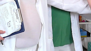 Two Old Doctors Finger a Naked Teen Bella Angel During Her Gyno Exam