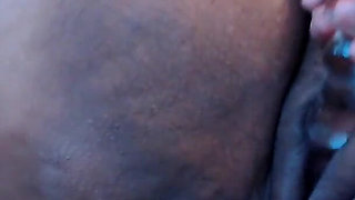 Moaning Pounding My Fat Pussy with Vibrator