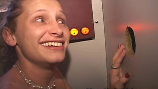Ugly Saggy Soggy Slut Sucks N Fucks Glory Hole Penis Cummers!