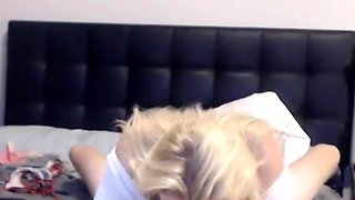 Famous Blonde Slut Loves Working Cock
