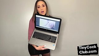 Upskirt babe dirty commeting small dicks