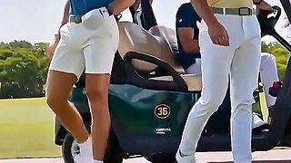 Homeless granny found on golf course gangbanged