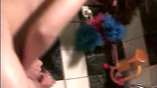 In the Shower in the Bathroom