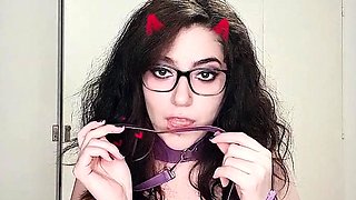 Nasty brunette pornstar with big boobs