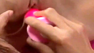 Lesbian Foursome Vibrator Play with Toys
