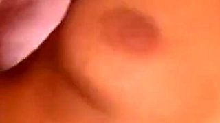 Stepsister's Friend Gigi Fucking in the Bed with Her Small Tits